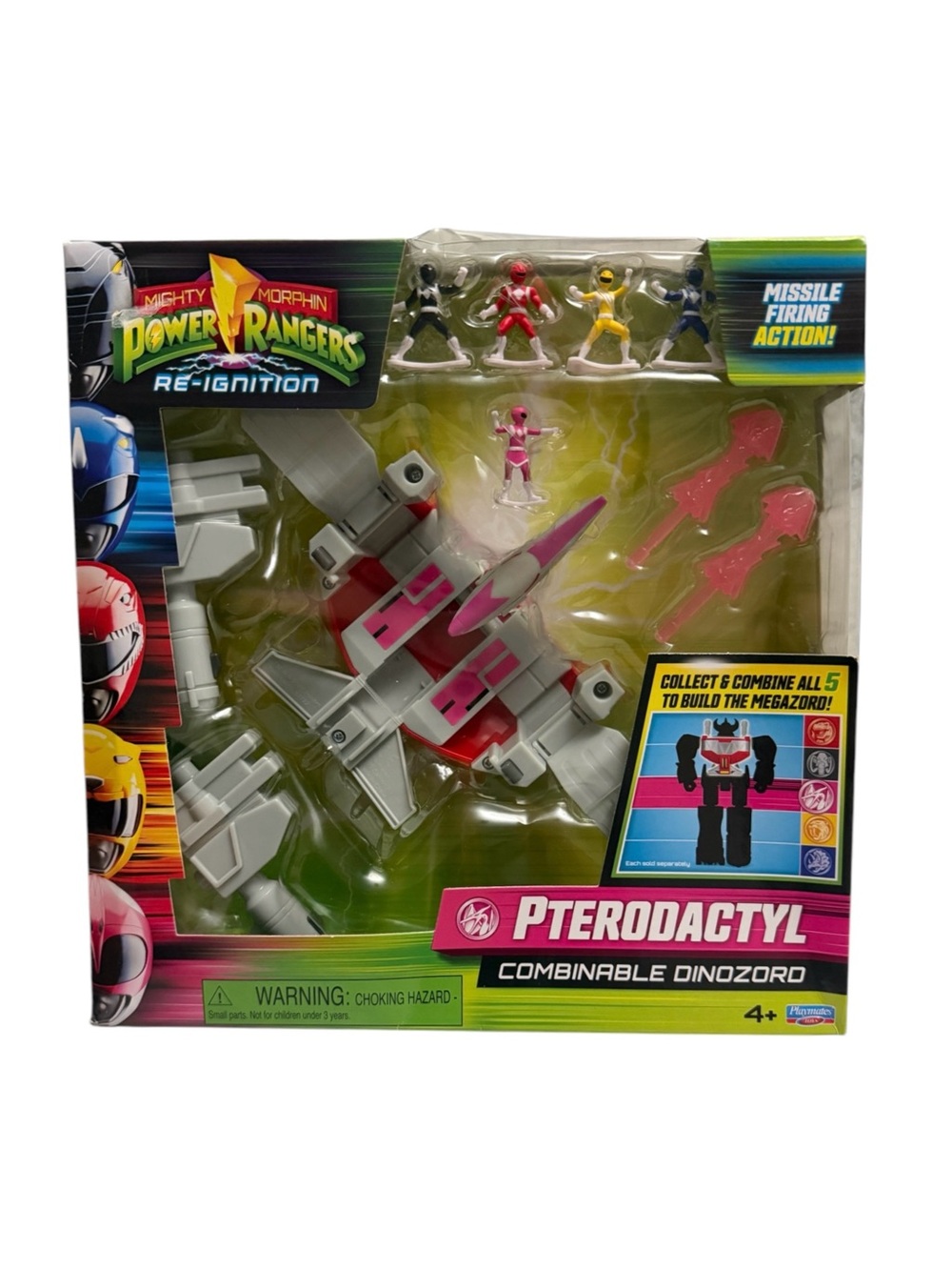 Power Rangers PlayMates ReIgnition Action Figure Combinable Megazord Pterodactyl
